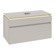 V&B Waschtischunterschrank Legato 100x55x50cm, WT m, m LED, so Gr