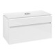 V&B Waschtischunterschrank Legato 100x55x50cm, WT mittig, Glossy White-3