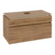 V&B Waschtischunterschrank Legato 100x55x50cm, WT mittig, Kansas Oak-3