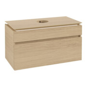 V&B Waschtischunterschrank Legato 100x55x50cm, WT mittig, Nordic Oak