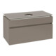 V&B Waschtischunterschrank Legato 100x55x50cm, WT mittig, Truffle Grey-3
