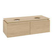 V&B Waschtischunterschrank Legato 120x38x50cm, f 2 Waschtische, Nordic Oak