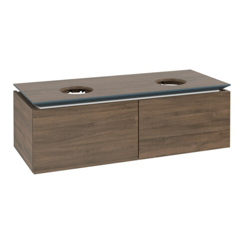 V&B Waschtischunterschrank Legato 120x38x50cm, f 2 WT, Arizona Oak