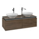 V&B Waschtischunterschrank Legato 120x38x50cm, f 2 WT, Arizona Oak-3