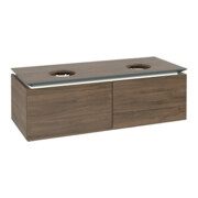 V&B Waschtischunterschrank Legato 120x38x50cm, f 2 WT, m LED, Ariz. Oa
