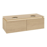 V&B Waschtischunterschrank Legato 120x38x50cm, f 2 WT, m LED, Nord Oa
