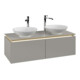 V&B Waschtischunterschrank Legato 120x38x50cm, f 2 WT, m LED, so Gr-3