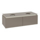 V&B Waschtischunterschrank Legato 120x38x50cm, f 2 WT, m LED, Truffle Gr-1