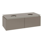 V&B Waschtischunterschrank Legato 120x38x50cm, f 2 WT, Truffle Grey