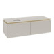 V&B Waschtischunterschrank Legato 120x38x50cm, Waschtisch links, Soft Grey-1
