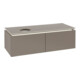 V&B Waschtischunterschrank Legato 120x38x50cm, WT li, m LED, Truffle Gr-3