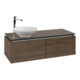 V&B Waschtischunterschrank Legato 120x38x50cm, WT links, Arizona Oak-1