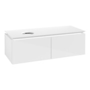 V&B Waschtischunterschrank Legato 120x38x50cm, WT links, Glossy White