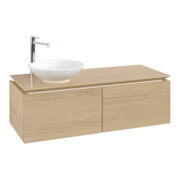 V&B Waschtischunterschrank Legato 120x38x50cm, WT links, Nordic Oak
