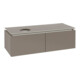 V&B Waschtischunterschrank Legato 120x38x50cm, WT links, Truffle Grey-1