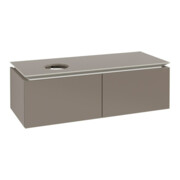 V&B Waschtischunterschrank Legato 120x38x50cm, WT links, Truffle Grey