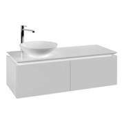 V&B Waschtischunterschrank Legato 120x38x50cm, WT links, White Matt