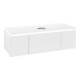 V&B Waschtischunterschrank Legato 120x38x50cm, WT m, m LED, wh. ma-3