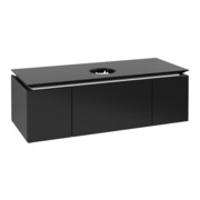 V&B Waschtischunterschrank Legato 120x38x50cm, WT mitt., bl Matt Lacquer