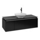 V&B Waschtischunterschrank Legato 120x38x50cm, WT mitt., bl Matt Lacquer-3