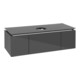 V&B Waschtischunterschrank Legato 120x38x50cm, WT mittig, Glossy Grey-1