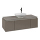 V&B Waschtischunterschrank Legato 120x38x50cm, WT mittig, Truffle Grey-1