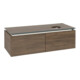V&B Waschtischunterschrank Legato 120x38x50cm, WT R, m LED, Ariz. Oa-1