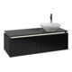 V&B Waschtischunterschrank Legato 120x38x50cm, WT R, m LED, bl ma Lac-3