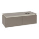 V&B Waschtischunterschrank Legato 120x38x50cm, WT R, m LED, Truffle Gr-1