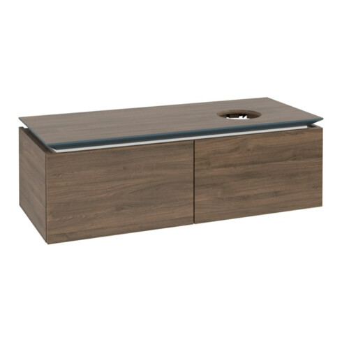 V&B Waschtischunterschrank Legato 120x38x50cm, WT rechts, Arizona Oak