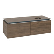 V&B Waschtischunterschrank Legato 120x38x50cm, WT rechts, Arizona Oak
