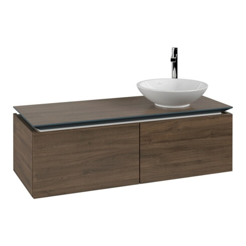 V&B Waschtischunterschrank Legato 120x38x50cm, WT rechts, Arizona Oak
