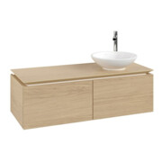 V&B Waschtischunterschrank Legato 120x38x50cm, WT rechts, Nordic Oak