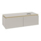 V&B Waschtischunterschrank Legato 120x38x50cm, WT rechts, Soft Grey-1