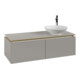 V&B Waschtischunterschrank Legato 120x38x50cm, WT rechts, Soft Grey-3