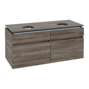 V&B Waschtischunterschrank Legato 120x55x50cm, f 2 Waschtische, Stone Oak