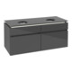 V&B Waschtischunterschrank Legato 120x55x50cm, f 2 WT, m LED, glo Gr-1
