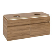 V&B Waschtischunterschrank Legato 120x55x50cm, f 2 WT, m LED, Kan Oa