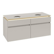 V&B Waschtischunterschrank Legato 120x55x50cm, f 2 WT, m LED, so Gr