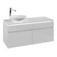 V&B Waschtischunterschrank Legato 120x55x50cm, WT li, m LED, glo wh.-1