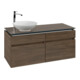 V&B Waschtischunterschrank Legato 120x55x50cm, WT links, Arizona Oak-1