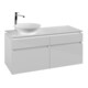 V&B Waschtischunterschrank Legato 120x55x50cm, WT links, Glossy White-3