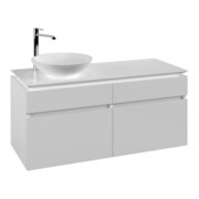 V&B Waschtischunterschrank Legato 120x55x50cm, WT links, White Matt