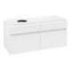 V&B Waschtischunterschrank Legato 120x55x50cm, WT links, White Matt-3