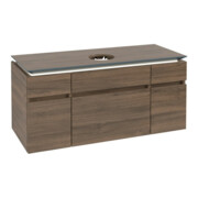 V&B Waschtischunterschrank Legato 120x55x50cm, WT m, m LED, Ariz. Oa