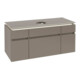 V&B Waschtischunterschrank Legato 120x55x50cm, WT m, m LED, Truffle Gr-1