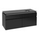 V&B Waschtischunterschrank Legato 120x55x50cm, WT mitt., bl Matt Lacquer-3