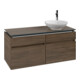 V&B Waschtischunterschrank Legato 120x55x50cm, WT mittig, Arizona Oak-1