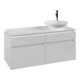 V&B Waschtischunterschrank Legato 120x55x50cm, WT mittig, Glossy White-3