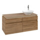 V&B Waschtischunterschrank Legato 120x55x50cm, WT mittig, Kansas Oak-1